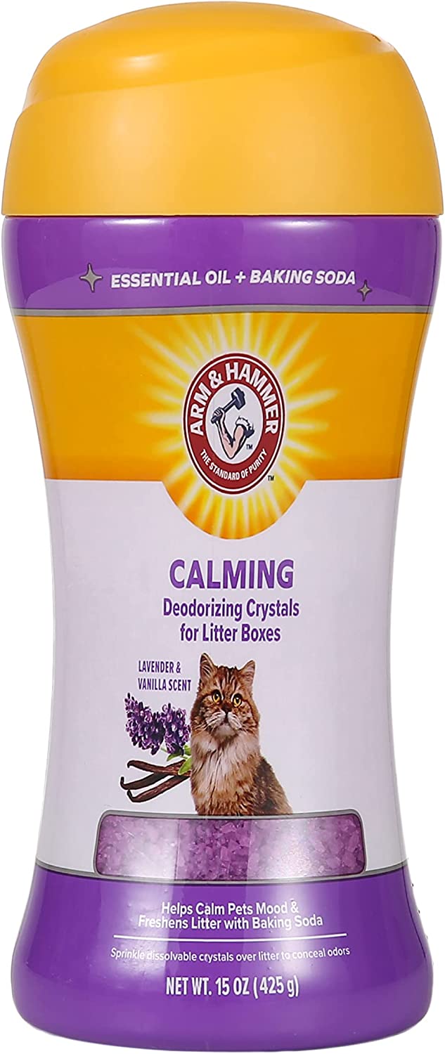Arm & Hammer Calming Deodorizing Crystals — Lavender & Vanilla para arenero de gato