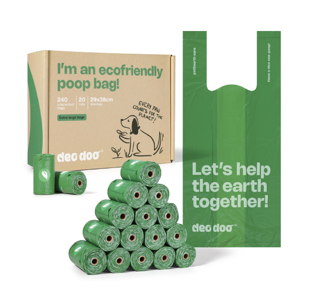 DeoDoo Green — bolsas ecológicas para heces de perros