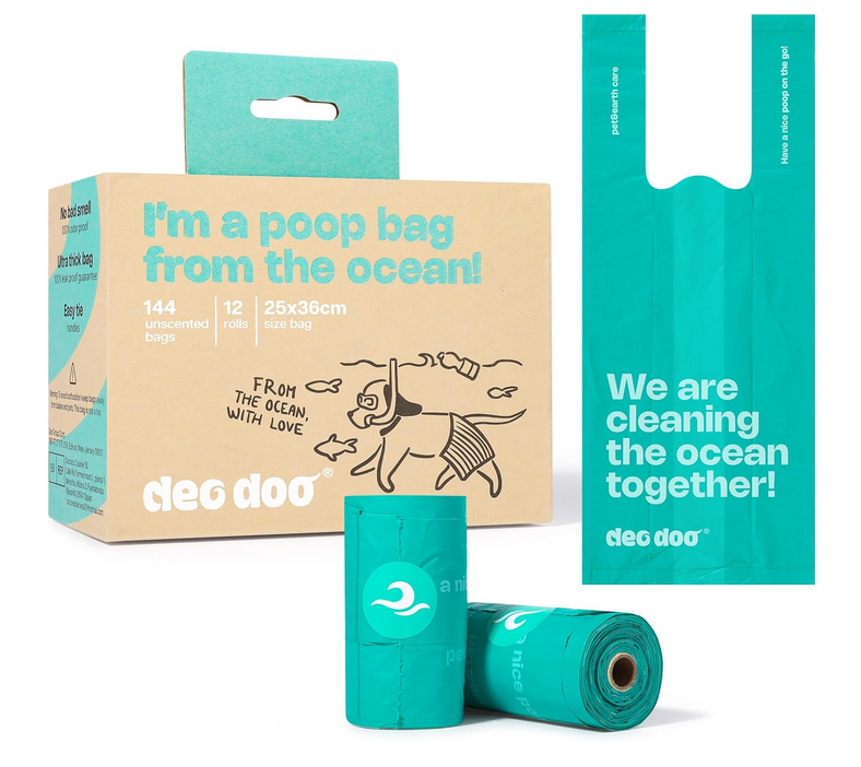 DeoDoo Ocean — bolsas hechas con plástico reciclado del océano